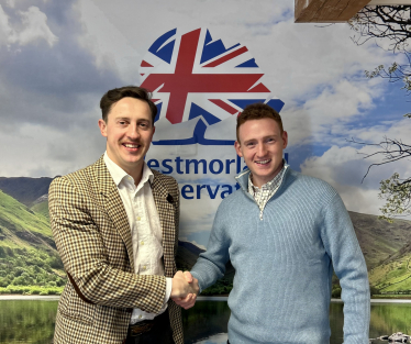 Image: Matty Jackman (right), the Conservative Parliamentary Candidate for Westmorland and Lonsdale, extends heartfelt congratulations to Alastair (left) on his well-deserved selection.